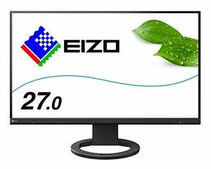 【中古】EIZO 27.0型フレームレスモニターFlexScan EV2760-BK(2560×1440/アンチグレアIPS/疲れ目軽減/ブラック/5)