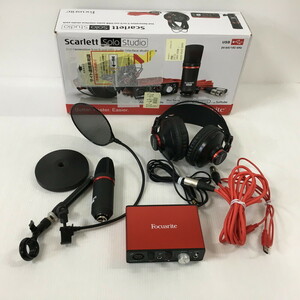 TEI 【現状渡し品】 Focusrite Scarlett Solo Studio Pack 2G フォーカスライト オーディオインターフェース 〈112-240417-YO-8-TEI〉