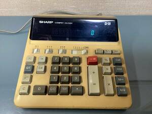 昭和レトロ SHARP シャープ COMPET 卓上電卓 蛍光管 CS-2122H ジャンク品 修理できる方に