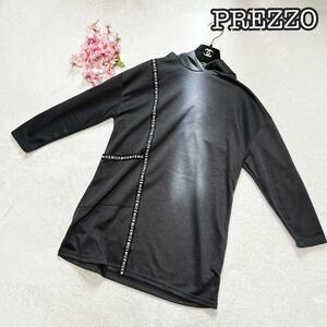 【新品に近い　未使用】 PREZZO パーカープルオーバー チュニック　グレー