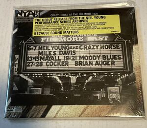 ニールヤング&クレイジーホース フィルモアライブ 1970 DVD付き 2枚組 US盤 未開封品 Neil Young.Crazy Horse. 9362-44499-28