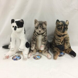 f103*80 タグ付き・現状品 すわっちぃZoo にゃんこ×1 にゃんこ2×2 計3点セット