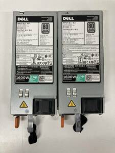 （2個セット）DELL Poweredge 1600W 電源 095HR5,DPS-1500EB,D1600E-S0, Aワット レッド アンダント PSU、動作品