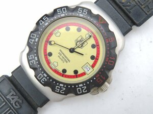 1円■ジャンク■ タグホイヤー プロフェッショナル クリーム クオーツ ユニセックス 腕時計 M46202