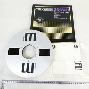 マクセル maxell オープンリールテープ メタルリール UD XL 35-180B サウンドレコーディング 10号 1100m 録音済 現状品■DZ453s■