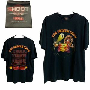 EMINEM エミネム 2003s THE EMINEM SHOW ザエミネムショー WORLD TOUR Tee ヴィンテージTシャツ ツアーTシャツ ブラック LARGE アーカイブ