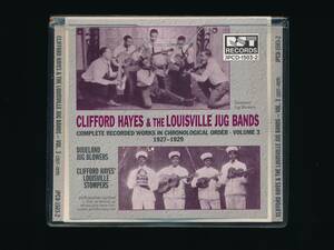 ☆CLIFFORD HAYES☆VOLUME 3 (1927-1929)☆Complete Recorded Works In Chronological Order☆1994年☆RST RECORDS JPCD-1503-2☆