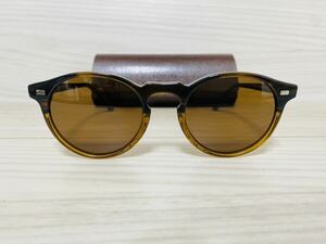 OLIVER PEOPLES オリバーピープルズ サングラス OV5217S 1001/P3★Gregory Peck Sun★オシャレカラー 未使用 美品 