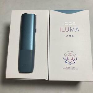 01.3323 売り切り通電確認済!iQOS イルマワン アズールブルー アイコス 本体 電子タバコ 加熱式タバコ