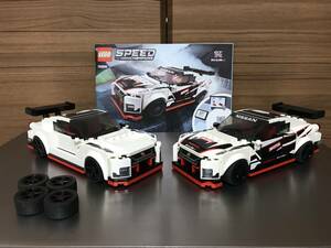 中古 レゴ LEGO スピードチャンピオン 日産 R35 GT-R ニスモ NISMO 76896 2台セット オマケ付