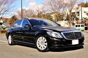 S550ロング マイバッハスタイル 車検R7年2月迄♪ W222 メルセデスベンツ Sクラス 500L MAYBACH 豪華ショーファーパッケージ★禁煙車/大阪府