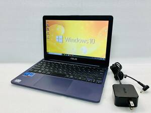 R7789A【USED】ASUS R207N Vivobook/11.6型/Intel Celeron N3350/メモリ4GB/ストレージ32GB/Win10/WebCam/Bluetooth/2018/