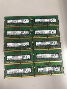 初期保障★SAMSUNG 4GB PC4-2400T SODIMM メモリ DDR4-19200 DDR4 PC4-19200 10枚組 ★送料無料