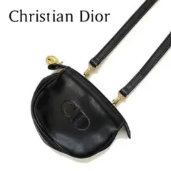 ChristianDior クリスチャンディオール　本革　CDロゴ　ミニバッグ