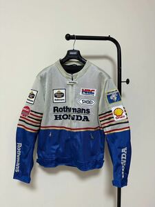 未使用 ロスマンズ Rothmans　ホンダ　メッシュライダースジャケット　 XXLサイズ NSR CBR VFR 