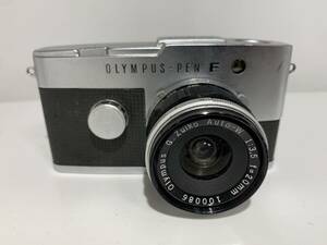 【ジャンク】オリンパス OLYMPUS PEN FT /Olympus G.Zuiko Auto-W 20mm F3.5 カメラ レンズ セット 現状品 (640)
