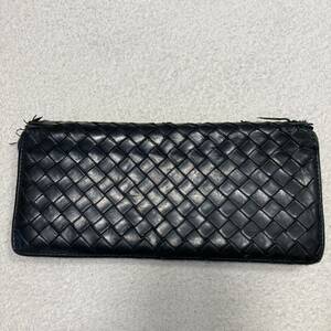 ボッテガヴェネタ 長財布 ブラック BOTTEGA VENETA