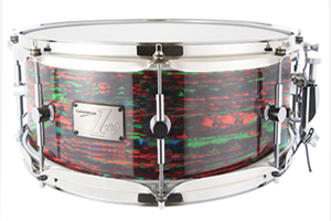 1ply series Soft Maple 6.5x14 SD SH Psychedelic Red