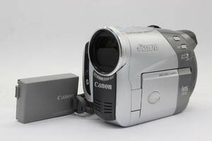 【返品保証】 【録画再生確認済み】キャノン Canon ivis DC50 10x バッテリー付き ビデオカメラ v220