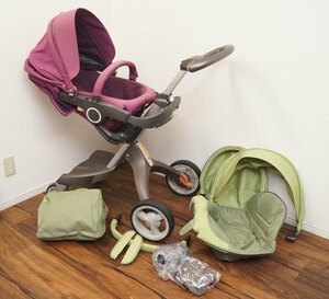 税込◆STOKKE◆Xplory 未使用品有 両対面式 エクスプローリー ストッケ ベビーカー ストローラー-K8-7722