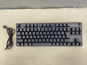 B944 美品中古 動確済 steelseries スティールシリーズ ゲーミングキーボード テンキーレス Apex 9 TKL JP 有線 日本語配列 64852