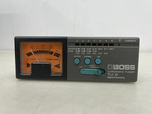 BOSS ボス CHROMATIC TUNER クロマテックチューナー TU-12 ギター チューニング クロマチックチューナー 動作未確認