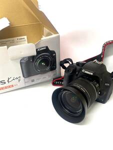 極美品 キヤノン CANON デジタル一眼レフカメラ EOS Kiss F レンズキット EF-S 18-55mm 3.5-5.6 箱付き ik040904