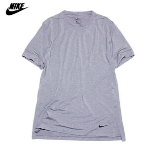 【新品】ナイキ トランセンド 半袖 Tシャツ【056：灰】L NIKE RUN ドライフィット 高機能 ランニング ジョギング トレ 陸上 家 自宅