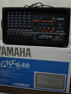 YAMAHA パワードミキサー　EMX640動作確認済　中古