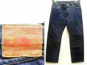 即決[W38]濃紺 フラットヘッド 2015 15周年記念 ヘビーオンス 20oz ビンテージ復刻 レプリカ デニム パンツ THE FLAT HEAD■R371