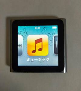 Apple iPod nano 第6世代 16GB グラファイト 本体のみ 中古