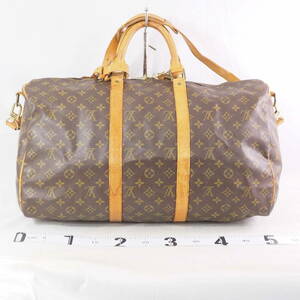 ルイ・ヴィトン モノグラム LOUIS VUITTON キーポル・バンドリエール 50 トラベルバッグ ボストンバッグ+パドロック/鍵あり[VI0970-YB1