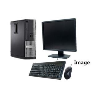 中古パソコン Windows 7 Pro 32bit 17インチ液晶セット/DELL Optiplex シリーズ Core i5～/メモリ2GB/HDD1TB/DVD-ROM