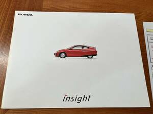 ホンダ HONDA インサイト insight 　ZE1　初代　価格表　カタログ