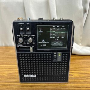 SONY　ICF-5500　ラジオ　/80 通電確認済み