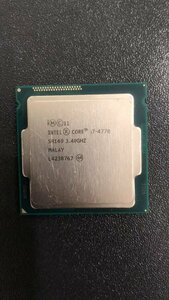 CPU インテル Intel Core I7-4770 プロセッサー 中古 動作未確認 ジャンク品 - A426