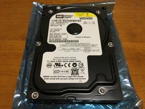 ジャンク品　Western Digital WD400 40GB　SATA 3.5インチ　　　＃871