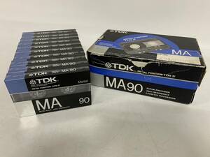 【0509y Y3024】 TDK MA90 10本まとめ売り カセットテープ METAL POSITION TYPEⅣ メタル 未開封品 