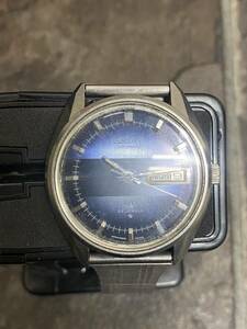 SEIKO セイコー 5606-7281 LM ロードマチック 青文字盤 自動巻