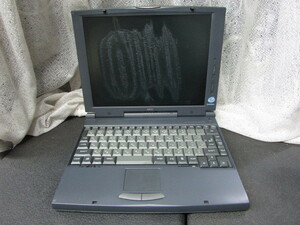 【YNT0337】★NEC Alie PC9821LS13D10D2 CPU不明/不明MB/HD欠品/12.1TFT/800ｘ600 本体のみ 部品取り未チェック品★JUNK