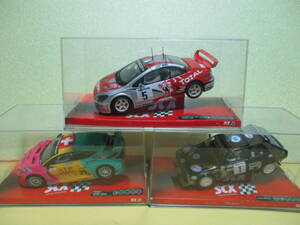 SCX 製　LANCIA DELTA S4 / RENAULT MEGANE TROPHY / PEUGEOT 307 WRC / 3台セット　　