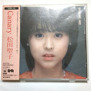 希少 廃盤 松田聖子 CD アルバム 「Canary」 38DH62 箱帯