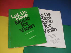 輸入楽譜/ヴァイオリンソロ ピアノ伴奏/Let Us Have for Violin vol.2/21 Famous Melodies/トロイメライ トルコ行進曲 他