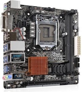 ASRock Z170M-ITX/ac Intel Z170 LGA1151 Mini-ITX DDR4 SATA3 HDMI DVI Motherboard