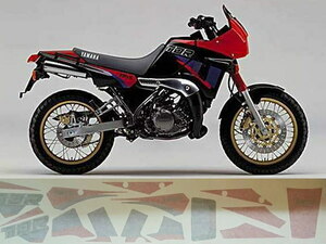 デカール TDR250 ヤマハ ステッカー セット 赤