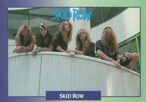 [USAトレカ] ROCK CARDS 「179 SKID ROW」スキッド・ロウ /1991 ロックカード ヘヴィメタルバンド デイヴ・セイボ 米歌手 音楽系トレカ