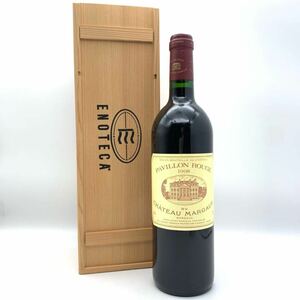 【未開栓】 PAVILLON ROUGE パヴィヨン ルージュ 1998年 シャトー マルゴー 赤 ワイン 果実酒 750ml 12.5% 木箱