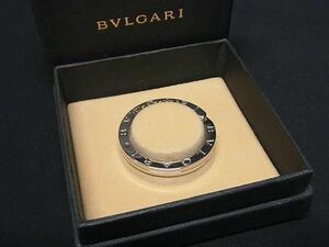 1円 ■新品同様■ BVLGARI ブルガリブルガリ SV925 キーリング キーホルダー ネックレストップ チャーム シルバー系 AV8693