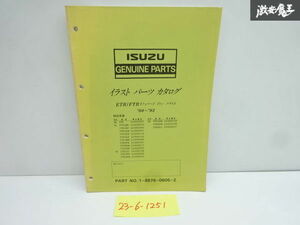 売り切り いすゞ ISUZU 純正 ETR FTR フォワード 7トンクラス イラストパーツカタログ 1990年～1993年 1-8876-0605-2 即納 在庫有 棚30-3