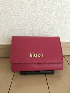 キットソン　サイフ　kitson 折り財布　ウォレット　ピンク　三つ折り　財布　三つ折り財布 